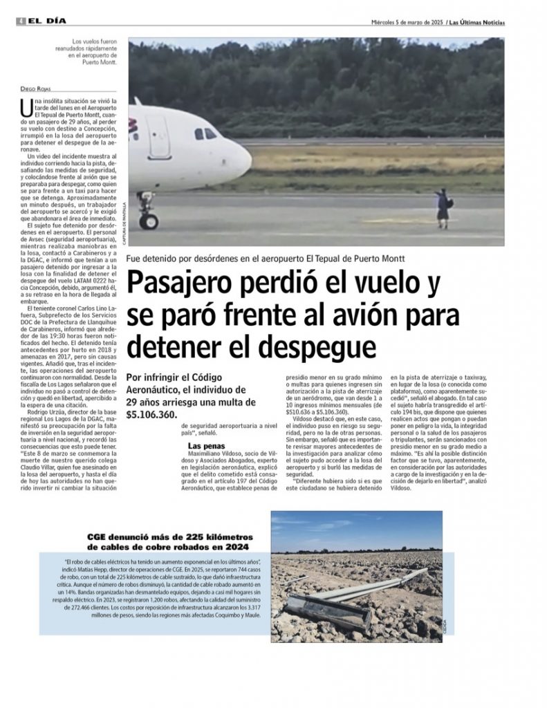 Persona firmando documentos legales, imagen ilustrativa del artículo sobre incidente aeronáutico